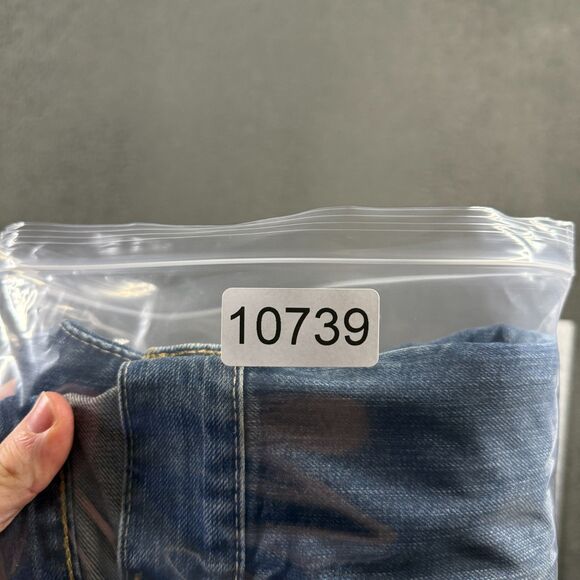 Polo Ralph Lauren Jeans Mens 36x34 Blue Hampton Straight Medium Wash Selvedge - Picture 16 of 16